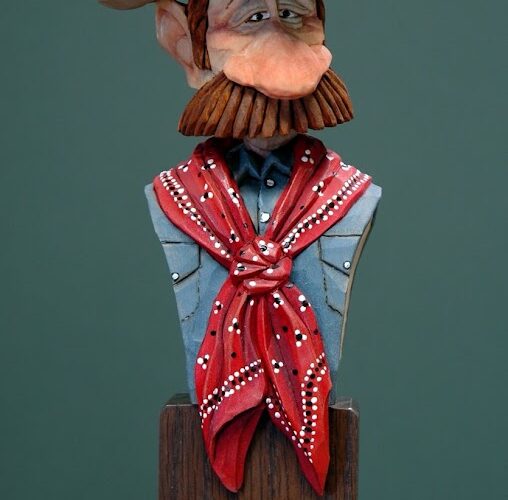 Carving a Small Cowboy Bust – Part 1