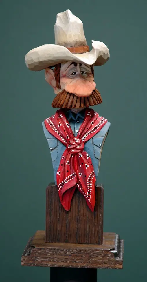 Carving a Small Cowboy Bust – Part 1