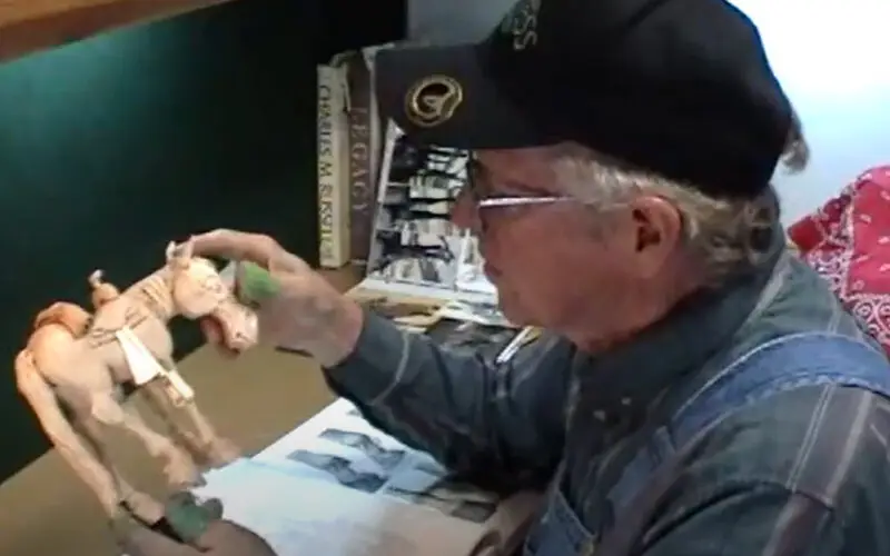 Carving A Cowboy’s Horse