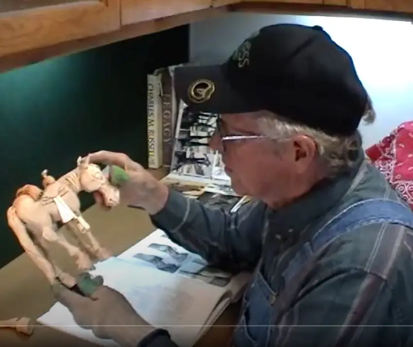 Carving A Cowboy’s Horse